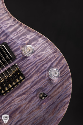 Paul Reed Smith Private Stock 12146 Custom 24 Baritone Swamp Ash/Pale Moon Ebony Violet Electric Guitar