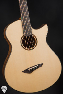 2024 – Michael Bashkin JMC 12 Fret Acoustic Guitar with Italian Spruce and Pau Ferro