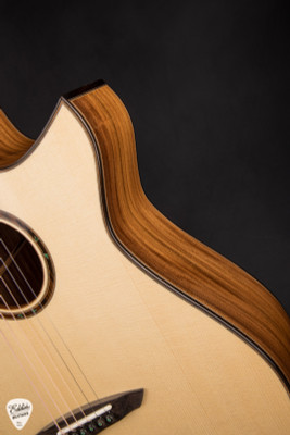 2024 – Michael Bashkin JMC 12 Fret Acoustic Guitar with Italian Spruce and Pau Ferro