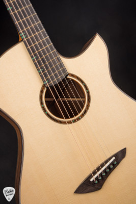 2024 – Michael Bashkin JMC 12 Fret Acoustic Guitar with Italian Spruce and Pau Ferro
