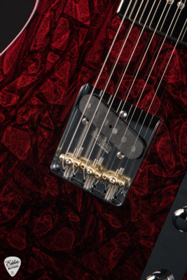 Suhr Eddie’s Guitars Exclusive Roasted Classic T Electric Guitar in Red Web