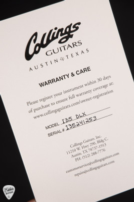 N2025 Collings I35 Deluxe Custom Inlay Mermaid Blue 