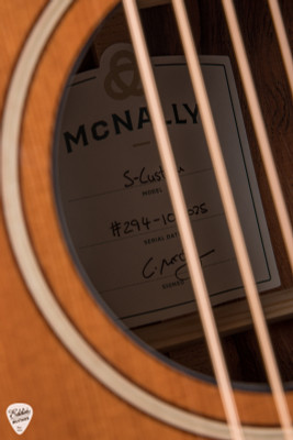 McNally Model S Acoustic Guitar with Sinker Redwood and Brazilian Rosewood