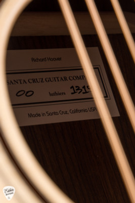 Santa Cruz OO Custom Acoustic Guitar with Sitka Spruce and Cocobolo