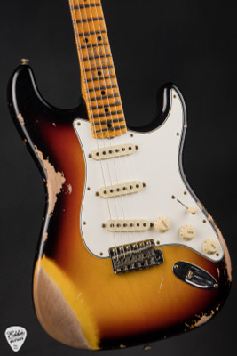 Fender Custom Shop Special Run 1969 Stratocaster Heavy Relic Aged Target 3 Tone Sunburst