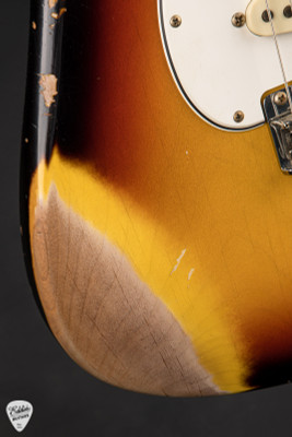 Fender Custom Shop Special Run 1969 Stratocaster Heavy Relic Aged Target 3 Tone Sunburst