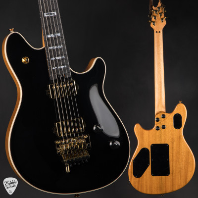 EVH USA Custom Shop Wolfgang 2H FR - Gloss Black - Eddie's Guitars