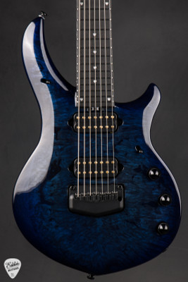 Ernie Ball Music Man BFR Majesty 7 Electric Guitar in Blue Ink 25/50