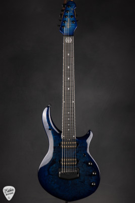 Ernie Ball Music Man BFR Majesty 7 - Blue Ink #25/50 - Eddie's Guitars