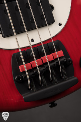 Ernie Ball Music Man Tim Commerford Active Full-Scale – Caliper Red