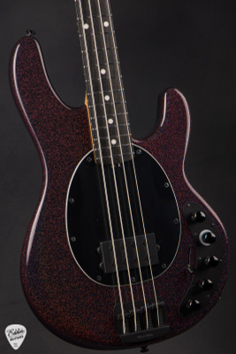 Ernie Ball Music Man DarkRay Bass Guitar in Dark Rainbow