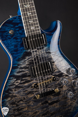 PRS Eddie's Guitars Wood Library McCarty 594 Singlecut Swamp Ash/Figured Maple Neck - Charcoal Blue Burst