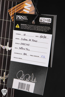 Paul Reed Smith Custom 24 Piezo - Yellow Tiger #405745