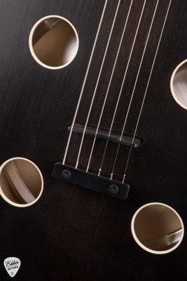 R Robinson Domino Resonator Guitar in Walnut