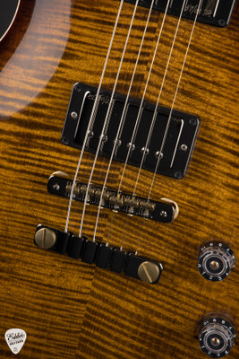 Paul Reed Smith Eddie’s Guitars Wood Library McCarty 594 Singlecut Brazilian Rosewood Neck Black Gold Burst Electric Guitar