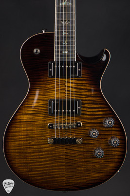 Paul Reed Smith Eddie’s Guitars Wood Library McCarty 594 Singlecut Stained Neck Ebony Black Gold Burst Electric Guitar
