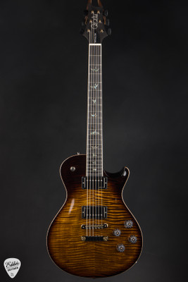 Paul Reed Smith Eddie’s Guitars Wood Library McCarty 594 Singlecut Stained Neck Ebony Black Gold Burst Electric Guitar
