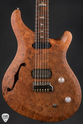 Paul Reed Smith Private Stock 11879 Vela Semi Hollow Cocobolo Redwood Burl Madagascar Rosewood Natural Satin Electric Guitar