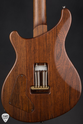 Paul Reed Smith Private Stock 11879 Vela Semi Hollow Cocobolo Redwood Burl Madagascar Rosewood Natural Satin Electric Guitar
