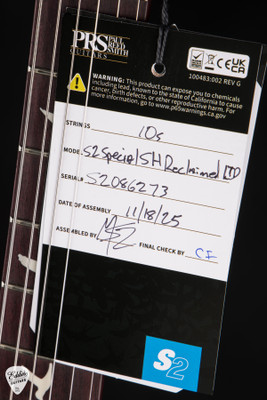 PRS Hang Tag