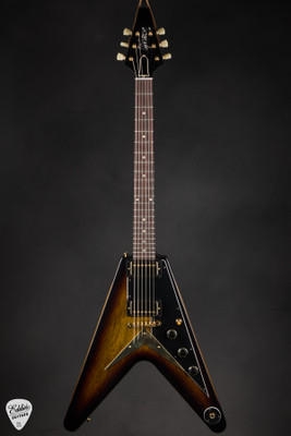 Gibson Custom Shop PSL 1958 Korina Flying V Black Pickguard VOS