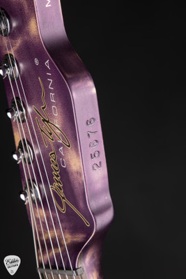 James Tyler Mongoose Special Electric Guitar in Wine-Ou Shmear