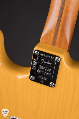 2025 Fender Mod Shop Electric Guitar Stratocaster Butterscotch Blonde