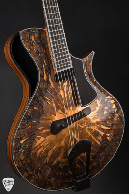 2021 LHT Fugue Electric Archtop Guitar in Patina & Sapele