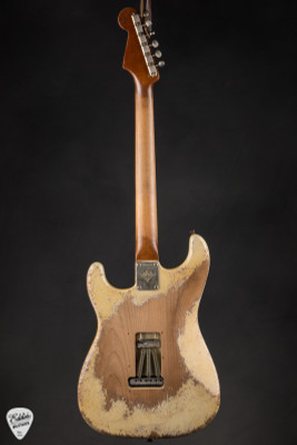 Fender Custom Shop Master Built 1963 Stratocaster Ultra Relic Electric Guitar in Faded Sonic Blue