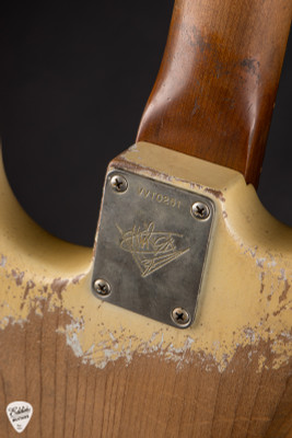 Fender Custom Shop Master Built 1963 Stratocaster Ultra Relic Electric Guitar in Faded Sonic Blue