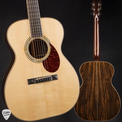 2017 – Huss & Dalton OM Custom Acoustic Guitar with Bearclaw Italian Spruce & Ziricote