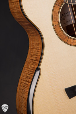 Brendan O’Gorman Acoustic Guitar Moir 12 Fret Swiss Moon Spruce and Tasmanian Blackwood