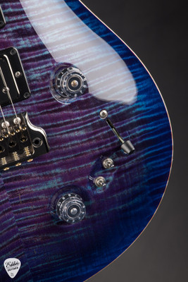 2021 Paul Reed Smith Electric Guitar Eddie’s Guitars Wood Library Special Semi Hollow Brazilian Violet Blue Burst