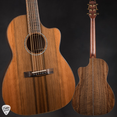 Huss & Dalton FS Custom Acoustic Guitar Sinker Redwood & Figured Black Walnut