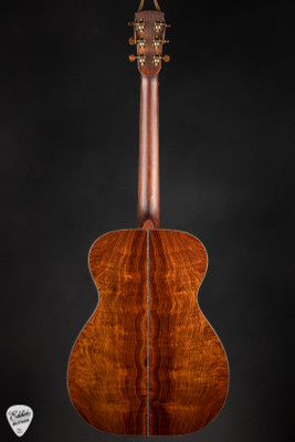 Huss & Dalton OM Custom Acoustic Guitar with Curly Redwood & Cocobolo