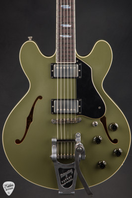 Collings I-35 LC Aged Bigsby/ThroBak Electric Guitar in Olive Drab