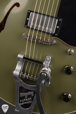 Collings I-35 LC Aged Bigsby/ThroBak Electric Guitar in Olive Drab