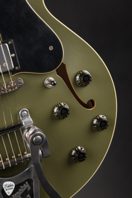 Collings I-35 LC Aged Bigsby/ThroBak Electric Guitar in Olive Drab
