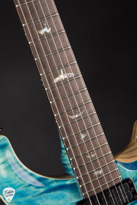 Paul Reed Smith Electric Guitar Eddie’s Guitars Wood Library Studio Swamp Ash and Brazilian Aquableux