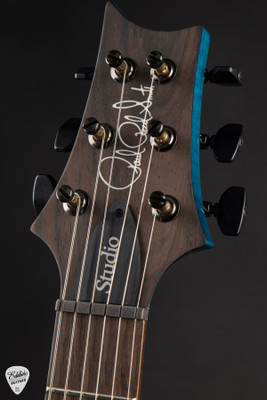 Paul Reed Smith Electric Guitar Eddie’s Guitars Wood Library Studio Swamp Ash and Brazilian Blue Matteo