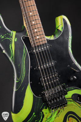 Nash S81 Electric Guitar Custom Paint Over Paint Swirl