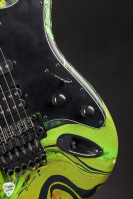 Nash S81 Electric Guitar Custom Paint Over Paint Swirl