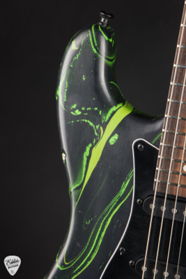 Nash S81 Electric Guitar Custom Paint Over Paint Swirl