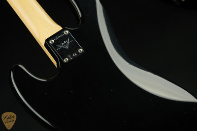 Fender Custom Shop 66 Jazz Bass Journeyman Relic - Aged Black