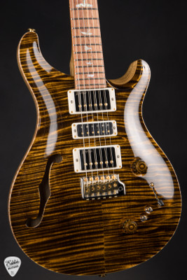 Paul Reed Smith 40th Anniversary Special Semi Hollow Limited Edition Electric guitar in yellow tiger