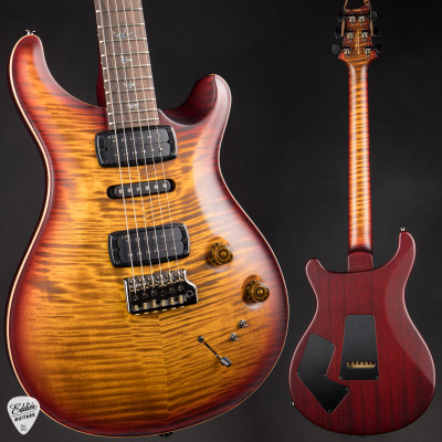 Paul Reed Smith Eddie’s Guitars Wood Library Modern Eagle V Brazilian Dark Cherry Sunburst Satin Electric Guitar