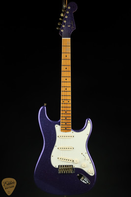 Fender Custom Shop Eddie's Guitars Exclusive Dealer Select Roasted 1963 Stratocaster Journeyman - Purple Sparkle