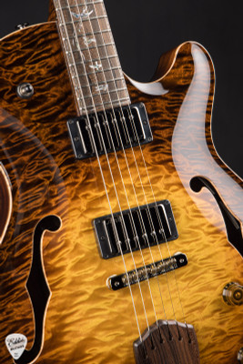 Paul Reed Smith Private Stock #12140 Singlecut Archtop II Curly Maple Sandstorm Glow Electric Guitar
