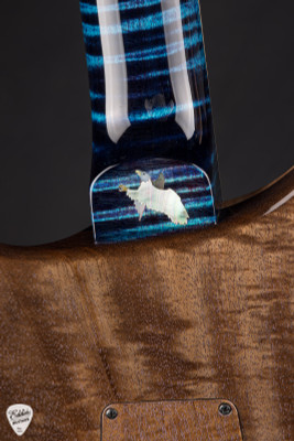 Paul Reed Smith Private Stock #12131 Custom 24 Curly Maple Aqua Violet Electric Guitar