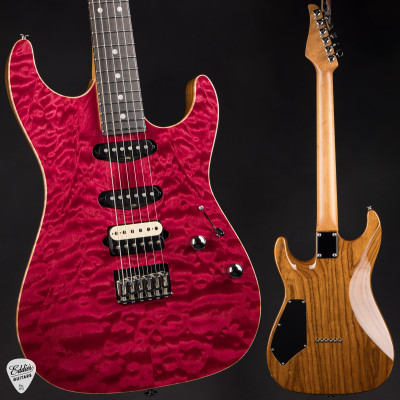 Suhr Standard Roasted Electric Guitar in Trans Burgundy
